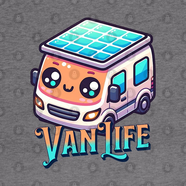 Van Life in a cute little graphic design by MapleV